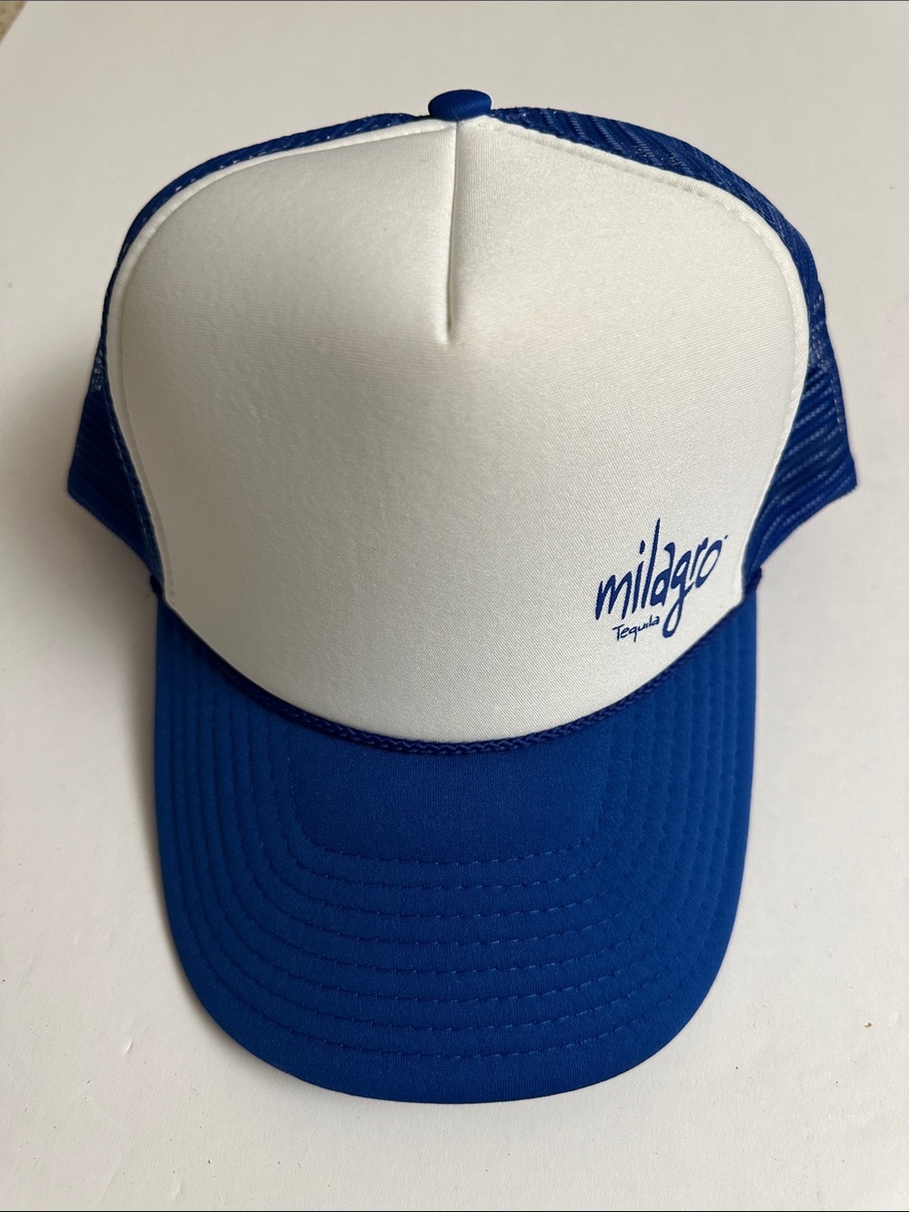 Milagro Two-Tone White & Blue Trucker Hat